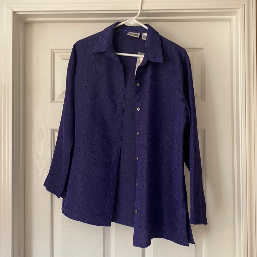 CHICOS Purple Shirt